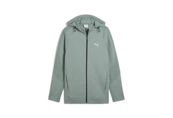 PUMA Sweatjacke EVOSTRIPE Kapuzenjacke Herren Grün/Dunkelgrün/Hellgrün