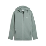 PUMA Sweatjacke EVOSTRIPE Kapuzenjacke Herren Grün/Dunkelgrün/Hellgrün