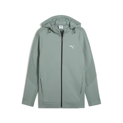 PUMA Sweatjacke EVOSTRIPE Kapuzenjacke Herren Grün/Dunkelgrün/Hellgrün