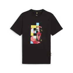 PUMA T-Shirt Scuderia Ferrari HP Race Graphic Herren Schwarz/Mischfarben