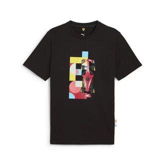 PUMA T-Shirt Scuderia Ferrari HP Race Graphic Herren Schwarz/Mischfarben PUMA T-Shirt Scuderia Ferrari HP Race Graphic Herren Schwarz/Mischfarben