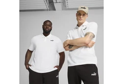 PUMA Poloshirt Essentials No. 1 Logo Weiß