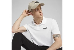 PUMA Poloshirt Essentials No. 1 Logo Weiß