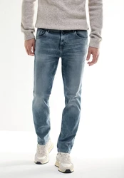STREET ONE MEN Regular-fit Jeans 5-Pocket-Style Blau/Grau/Khaki