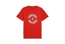 PUMA T-Shirt Portugal ftblNRGY Herren Rot/Dunkelrot