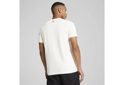 PUMA T-Shirt Portugal ftblNRGY Herren Orange/Creme/Rosa/Weiß