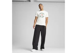 PUMA T-Shirt Portugal ftblNRGY Herren Orange/Creme/Rosa/Weiß