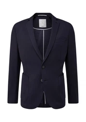 s.Oliver BLACK LABEL Sakko JOGG aus Stretch-Jersey Dunkelblau/Hellblau/Blau