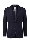 s.Oliver BLACK LABEL Sakko JOGG aus Stretch-Jersey Dunkelblau/Hellblau/Blau