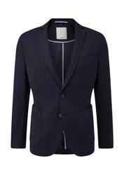 s.Oliver BLACK LABEL Sakko JOGG aus Stretch-Jersey Dunkelblau/Hellblau/Blau