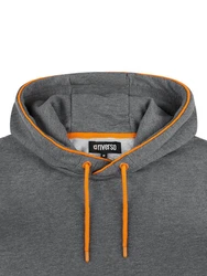 riverso Kapuzenpullover Herren Hoodie RIVSandro Regular Fit Dunkelgrau/Grau/Hellgrau