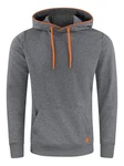 riverso Kapuzenpullover Herren Hoodie RIVSandro Regular Fit Dunkelgrau/Grau/Hellgrau