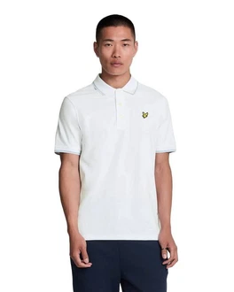 Lyle & Scott Poloshirt Tipped Weiß/Creme