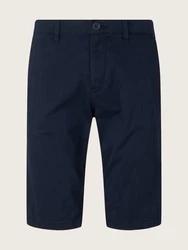 TOM TAILOR Shorts Satin Stretch Chino Dunkelblau