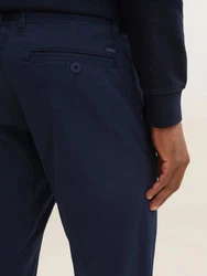 TOM TAILOR Shorts Satin Stretch Chino Dunkelblau