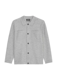 Strickjacke Overshirt aus Woll-Mix - Regular Fit