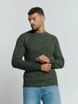 NO EXCESS Strickpullover Grün/Dunkelgrün
