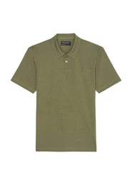 Kurzarmshirt Poloshirt Meliert - Regular Fit