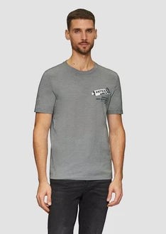 s.Oliver T-Shirt Grau/Hellgrau/Dunkelgrau s.Oliver T-Shirt Grau/Hellgrau/Dunkelgrau