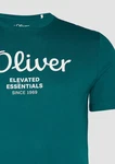 s.Oliver T-Shirt mit Logo-Print Dunkelgrün/Türkis/Grün/Braun/Blau