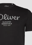 s.Oliver T-Shirt mit Logo-Print Silber/Braun/Schwarz/Grau