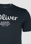 s.Oliver T-Shirt mit Logo-Print Silber/Dunkelblau/Braun/Grau/Blau/Schwarz