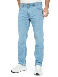 Wrangler Straight-Jeans Regular Fit - Supersoft Hellblau/Blau