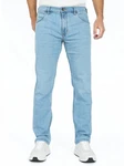 Wrangler Straight-Jeans Regular Fit - Supersoft Hellblau/Blau