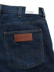 Wrangler Straight-Jeans Regular Fit Supersoft Balancing Act Blau/Dunkelblau/Hellblau