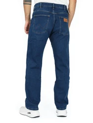 Wrangler Straight-Jeans Relaxed Fit Frontier Dunkelblau/Blau
