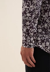 seidensticker Businesshemd Regular Fit Rosa/Dunkelgrau/Lila/Grau