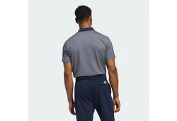 adidas Performance Poloshirt BEYOND TEXTURED POLOSHIRT Grau/Dunkelblau/Blau/Hellblau