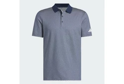 adidas Performance Poloshirt BEYOND TEXTURED POLOSHIRT Grau/Dunkelblau/Blau/Hellblau