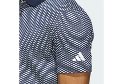 adidas Performance Poloshirt BEYOND TEXTURED POLOSHIRT Grau/Dunkelblau/Blau/Hellblau