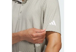 adidas Performance Poloshirt BEYOND TEXTURED POLOSHIRT Khaki/Grau/Hellgrau/Braun/Beige
