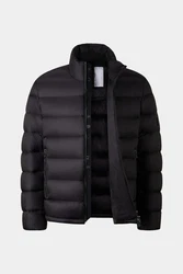 BOGNER Anorak Steppjacke Hugh Regular Fit Schwarz/Braun/Rot