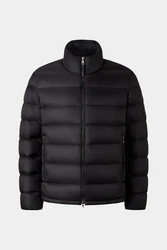 BOGNER Anorak Steppjacke Hugh Regular Fit Schwarz/Braun/Rot
