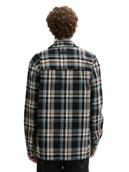TOM TAILOR Denim Langarmhemd Overshirt Blau/Hellblau