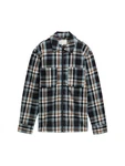 TOM TAILOR Denim Langarmhemd Overshirt Blau/Hellblau