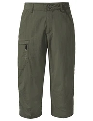 VAUDE Hose Mens Farley Capri Pants II Khaki/Dunkelgrün