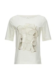 Kurzarmhemd Jerseyshirt mit glnzendem Frontprint - Regular Fit