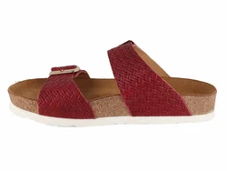 Haflinger Bio Sandale Andrea Dunkelrot/Bordeaux/Rot/Braun