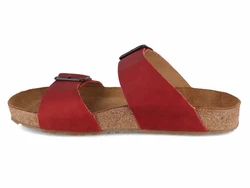 Haflinger Bio Sandale Andrea Rot/Braun/Dunkelrot