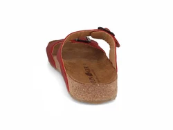 Haflinger Bio Sandale Andrea Rot/Braun/Dunkelrot