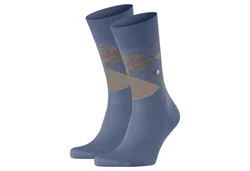 Burlington Kurzsocken Herren 2er Pack Manchester Blau/Hellblau/Grau/Dunkelblau