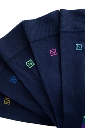 Next Socken mit gepolsterter Sohle Dunkelblau/Mischfarben/Lila