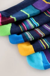 Next Socken mit gepolsterter Sohle Dunkelblau/Mischfarben/Lila