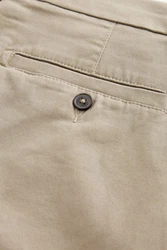 Next Chinoshorts Chinohose mit Stretch Khaki