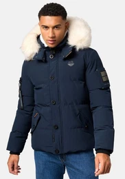 Winterjacke Halvaar stylischer Winterparka mit abnehmbarer Kapuze