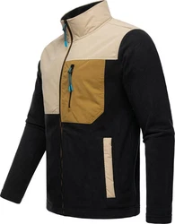 Ragwear Fleecejacke Flettcher Herren Basic Beige/Schwarz/Braun/Hellblau